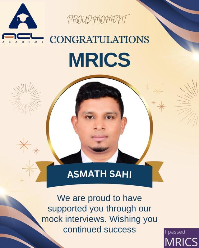 ACL Academy RICS APC Testimonial 1