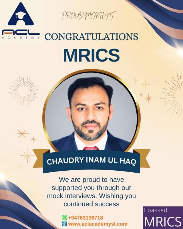 ACL Academy RICS APC Testimonial 8